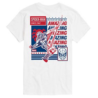 Men's Marvel Spider-Man Americana Graphic Tee