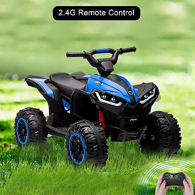Kids Ride on Car,Electric ATV with Parent Remote Control for 3-8 Years，Toddler Battery Powered car