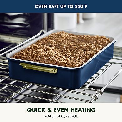 GreenPan Reserve Heavy-Gauge Rectangular Cake Pan