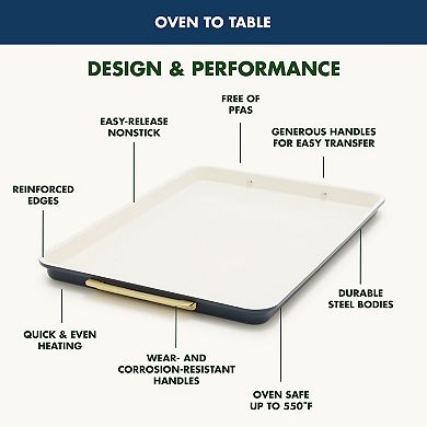 GreenPan Reserve Nonstick Bakeware 7-Piece Bakeware Set