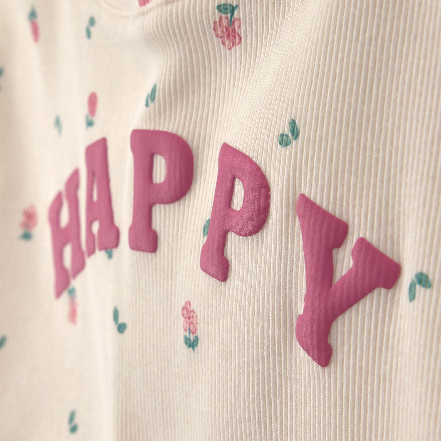 Комплект Carter's 2 pc 'Happy' Long Sleeve Top & Cargo Pants Set для девочек-малышей — фото 4