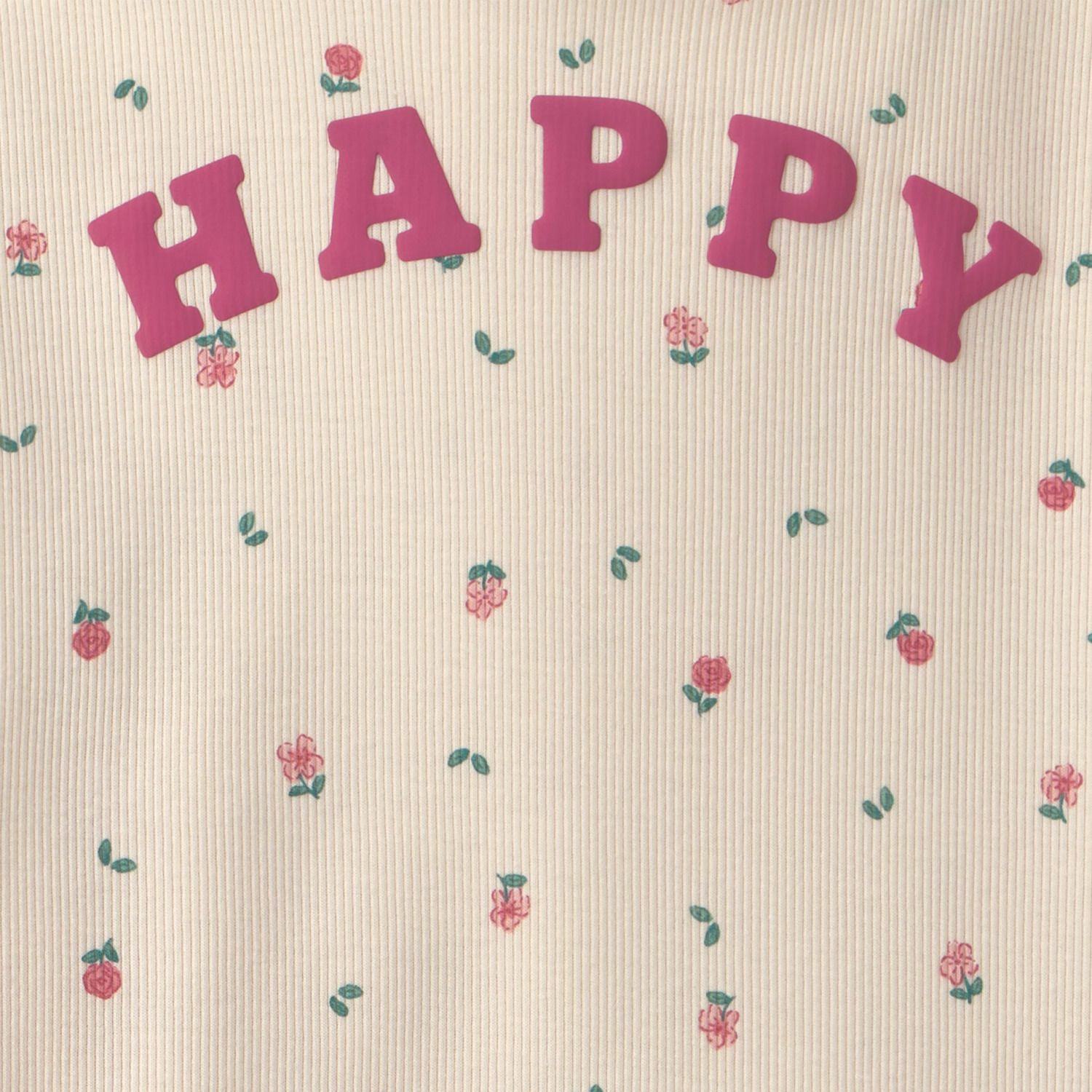 Комплект Carter's 2 pc 'Happy' Long Sleeve Top & Cargo Pants Set для девочек-малышей — фото 5