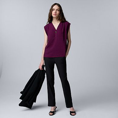 Women's Simply Vera Vera Wang Button Front Popover
