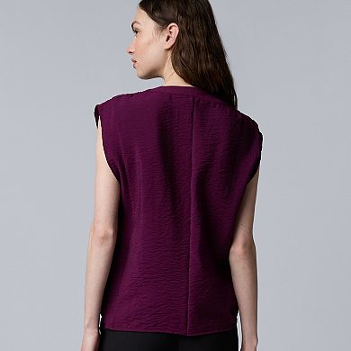Women's Simply Vera Vera Wang Button Front Popover