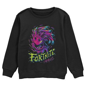 Boys 6-20 Fortnite Jellie Face Crew Fleece Sweatshirt