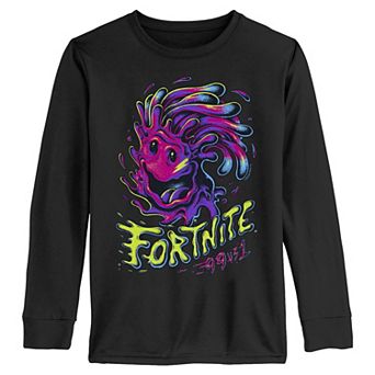 Boys 6-20 Fortnite Jellie Face Long Sleeve Graphic Tee