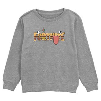 Boys 6-20 Fortnite Durrr Burger Logo Crew Fleece Sweatshirt