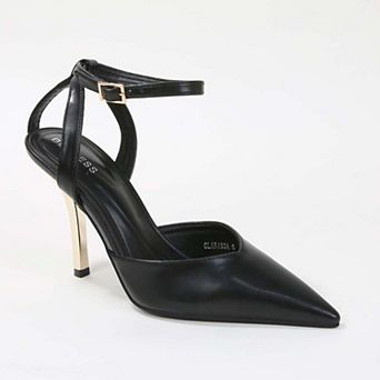 Clarissa Pumps with Metallic Heel