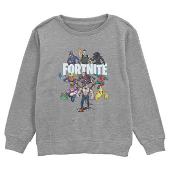 Boys 6-20 Fortnite Graphic Crew Fleece Sweatshirt