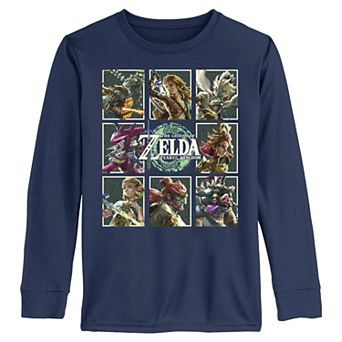 Boys 6-20 Nintendo The Legend Of Zelda Tears Of The Kingdom Long Sleeve Graphic Tee