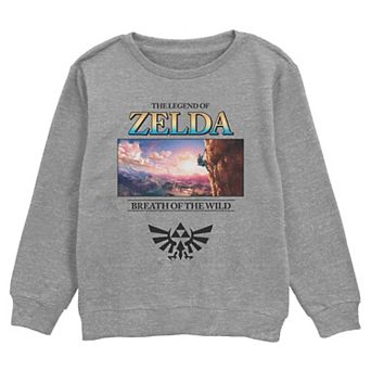 Boys 6-20 Nintendo The Legend Of Zelda Breath Of The Wild Crew Fleece Sweatshirt