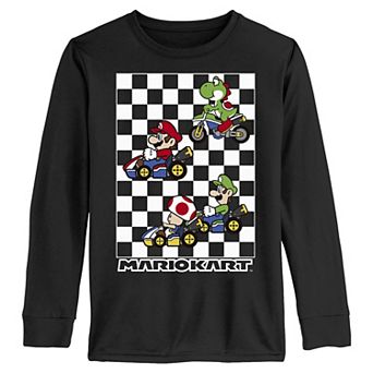 Boys 6-20 Nintendo Mario Kart Graphic Long Sleeve Graphic Tee