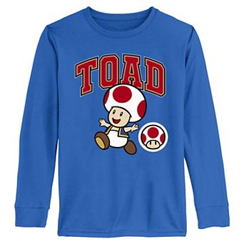 Boys 6-20 Nintendo Toad Happy Run Long Sleeve Graphic Tee