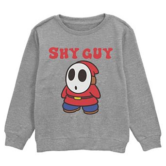 Boys 6-20 Nintendo Super Mario Bros Shy Guy Crew Fleece Sweatshirt