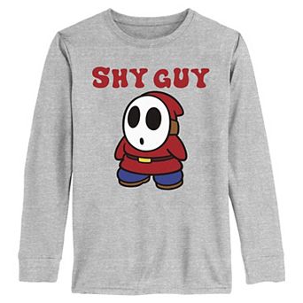 Boys 6-20 Nintendo Super Mario Bros Shy Guy Long Sleeve Graphic Tee