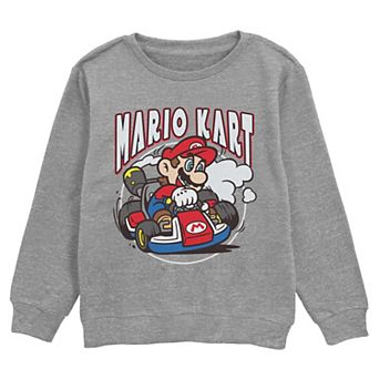 Boys 6-20 Nintendo Mario Kart Racing Crew Fleece Sweatshirt