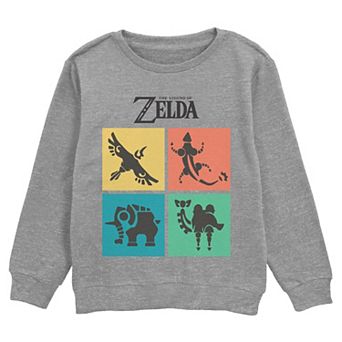 Boys 6-20 Nintendo The Legend Of Zelda Divine Beasts Crew Fleece Sweatshirt