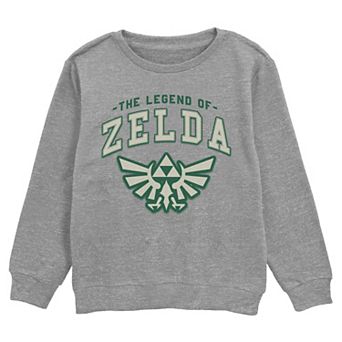 Boys 6-20 Nintendo The Legend Of Zelda Triforce Crew Fleece Sweatshirt