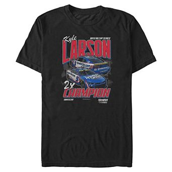 Big & Tall Kyle Larson 2-Time Champion Graphic Tee