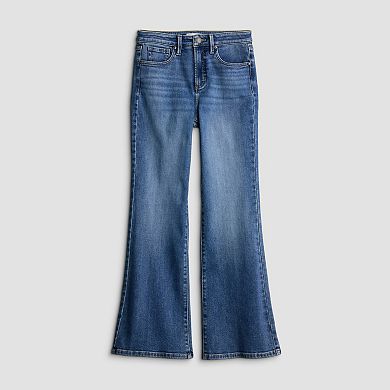 Petite LC Lauren Conrad Super High Rise Flare Jeans