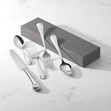 Reed & Barton Seashell 5Pc Flatware Place Setting, 5 Piece, Silver