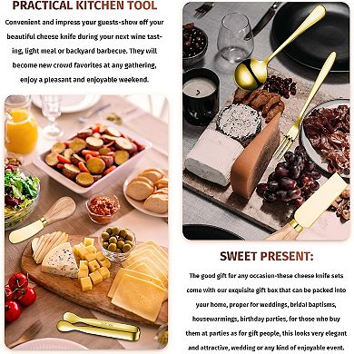 Charcuterie Board Accessories Spreader Knife Set for party Wedding Christmas