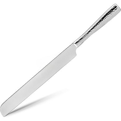 Hammered Stainless Steel Hostess Serving Utensil Set, 8-Piece Set, Dishwasher Safe