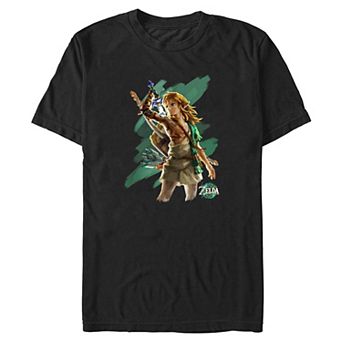 Big & Tall Nintendo The Legend Of Zelda Link's Weapons Graphic Tee
