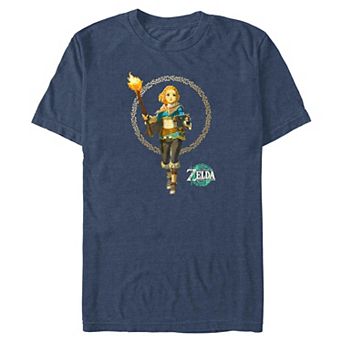 Big & Tall Nintendo Big & Tall Nintendo Princess Zelda Exploring Graphic Tee
