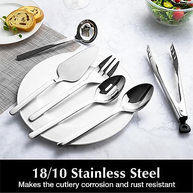 Large Hostess Serving Utensils Set, Stainless Heavy Duty, Cake Pie Server for Buffet