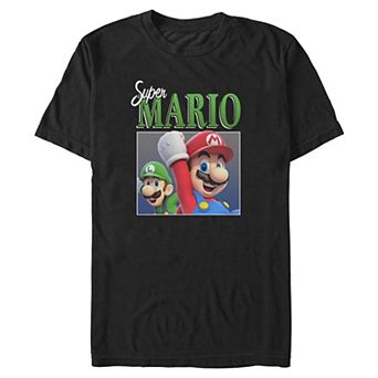 Big & Tall Nintendo Super Mario & Luigi Graphic Tee