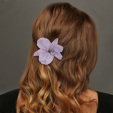 Wind Butterfly Flowers Hair Clip 2 Pcs