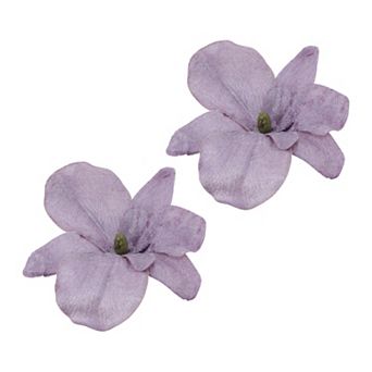Wind Butterfly Flowers Hair Clip 2 pc