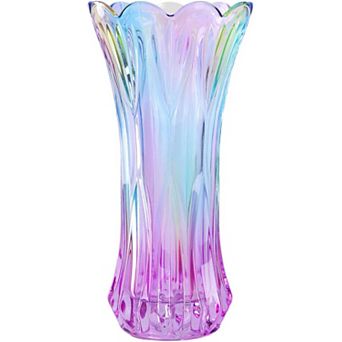 Colorful Crystal Flower Vase