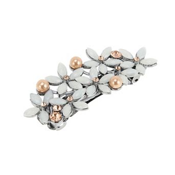 Fashion Flower Faux Pearl Hair Clips for Home 1 pc