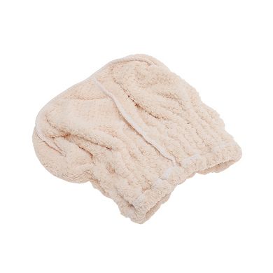 1 Pc Water-absorbent Bow Hair Towel for Bathroom and Hotel Use