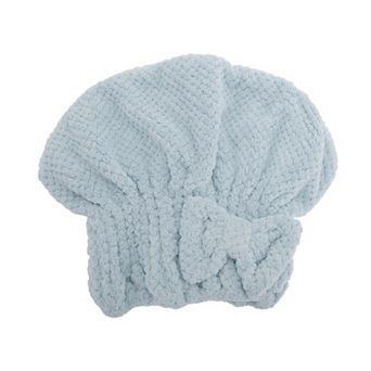 1 pc Water-absorbent Bow Hair Towel for Bathroom and Hotel Use