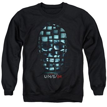 Men's VHS94 Skull Key Art Graphic Crewneck Sweatshirt