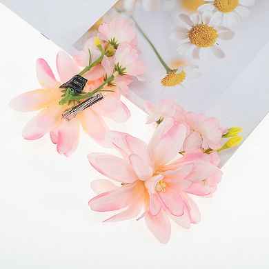 New Ancient Gentle Flowers Hair Clip 2 Pcs