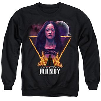 Men’s Mandy Burning Triangle Graphic Crewneck Sweatshirt
