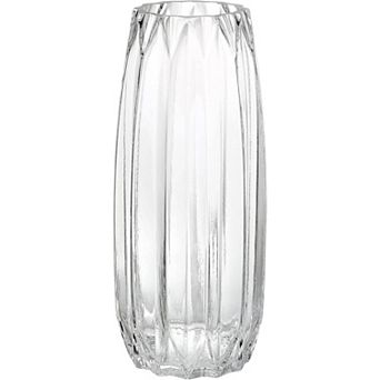 Wide Ribbed Flower Vase