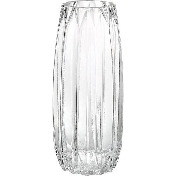 Wide Ribbed Flower Vase