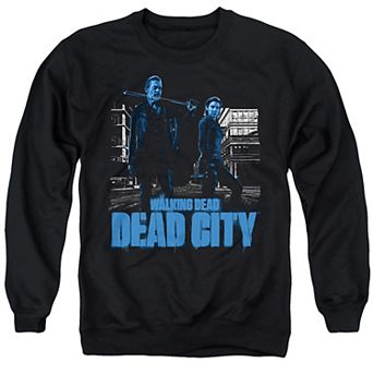 Men's The Walking Dead: Dead City Pose Graphic Crewneck Sweatshirt