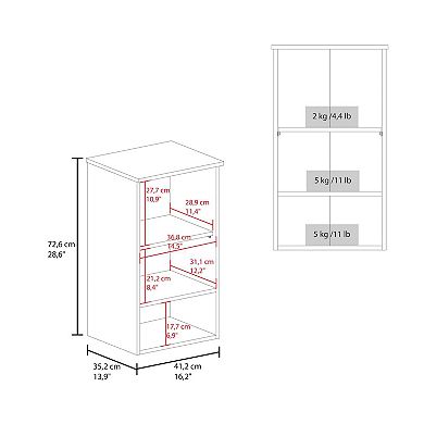 Nulato Medicine Cabinet with 1 Door and 3 Shelves