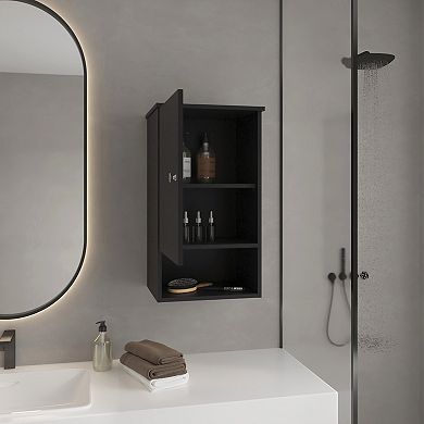 Nulato Medicine Cabinet with 1 Door and 3 Shelves
