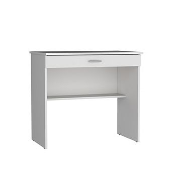 Montana Storage Desk, Spacious Stylish with Drawer and Shelf