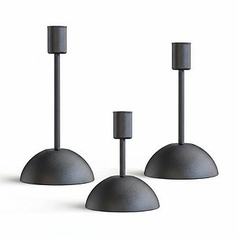 Iron Tabletop Candle Holders