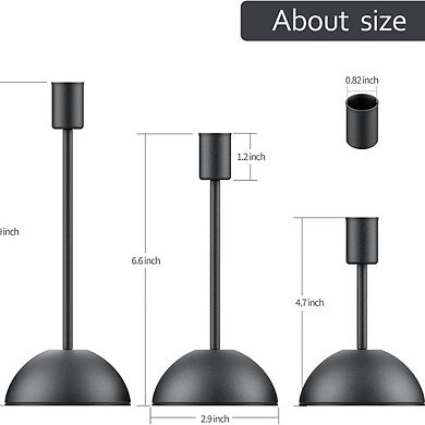 Iron Tabletop Candle Holders