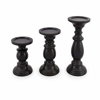 Farmhouse Wooden Candle Holders