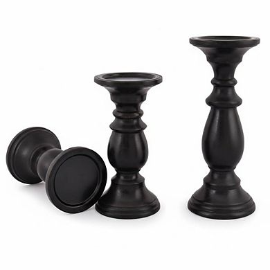 Farmhouse Wooden Candle Holders